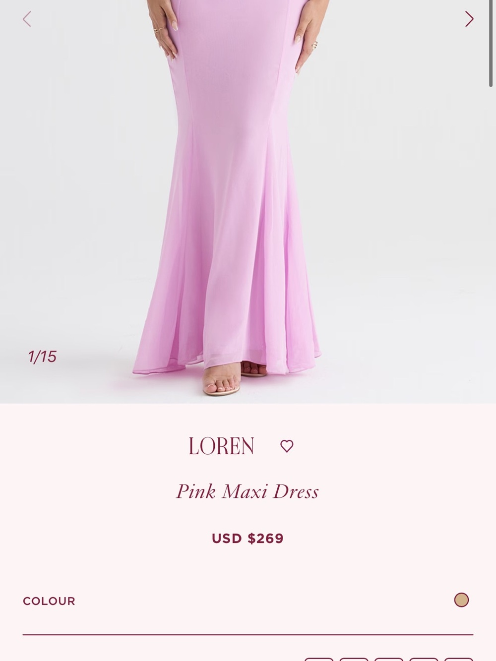 🔥FINAL PRICE🔥House of CB Loren Pink Maxi Dress - Picture 2 of 6